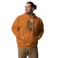 Silk Road Iran unisex hoodie with Iranian horse in the mountains design
