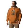 Silk Road Iran unisex hoodie with Iranian horse in the mountains design