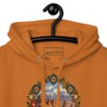 Iranian Cheetah unisex hoodie with Iranian cheetah in a desert canyon design
