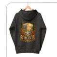 Tomb of Cyrus Iran unisex hoodie with panorama of Iran’s mountains, lakes, deserts and sea design