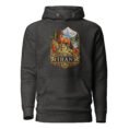 Silk Road Iran unisex hoodie with Iranian horse in the mountains design