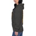 Persian Garden Iran unisex hoodie with ancient Persian columns before snowy mountains design