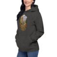 Persian Garden Iran unisex hoodie with ancient Persian columns before snowy mountains design