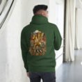 Gate of All Nations Iran unisex hoodie with Gate of All Nations with winged Lamassu guardians and rising sun design