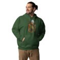 Silk Road Iran unisex hoodie with Iranian horse in the mountains design