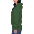 Persian Garden Iran unisex hoodie with ancient Persian columns before snowy mountains design