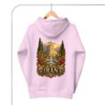 Tomb of Cyrus Iran unisex hoodie with panorama of Iran’s mountains, lakes, deserts and sea design