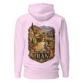 Silk Road Iran unisex hoodie with Iranian horse in the mountains design