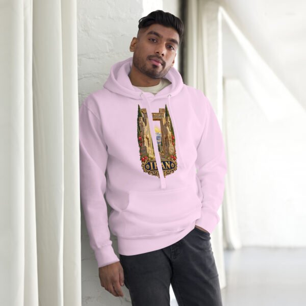 unisex-premium-pullover-hoodie-lavender-front-6acb94f83c0cf.jpg Gate of All Nations Iran unisex hoodie with Gate of All Nations with winged Lamassu guardians and rising sun design