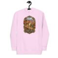 Iranian Cheetah unisex hoodie with Iranian cheetah in a desert canyon design