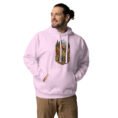 Silk Road Iran unisex hoodie with Iranian horse in the mountains design