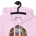 Iranian Cheetah unisex hoodie with Iranian cheetah in a desert canyon design