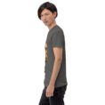 Asphalt Semnan unisex t-shirt, with Qasr-e Bahram caravanserai in the Dasht-e Kavir design