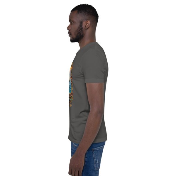 Asphalt Sistan and Baluchestan unisex t-shirt, with Shahr-e Sukhteh, the Burnt City design