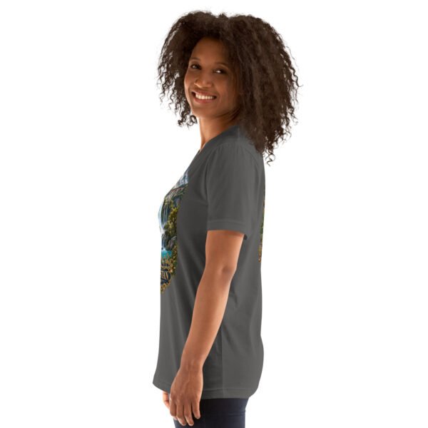 Asphalt Lorestan unisex t-shirt, with Falak-ol-Aflak Castle in Khorramabad design