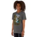 Asphalt Lorestan unisex t-shirt, front view with Falak-ol-Aflak Castle in Khorramabad design
