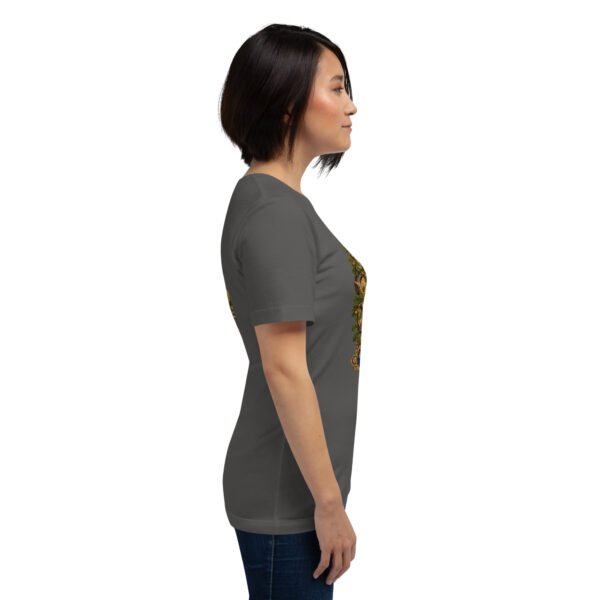 unisex-staple-t-shirt-asphalt-right-6acbd0493484f.jpg Asphalt Kohgiluyeh and Boyer-Ahmad unisex t-shirt, with Tang-e Balqis gorge and Mount Dena design