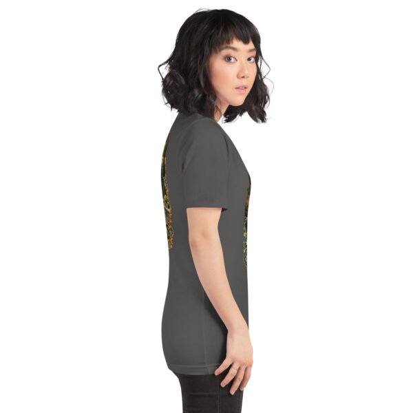Asphalt Isfahan unisex t-shirt, with Naqsh-e Jahan Square and Ali Qapu Palace design