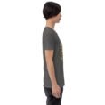 Asphalt Ardabil unisex t-shirt, with ancient Shahr-e Yeri stone figures and Mount Sabalan design