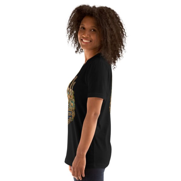 Black Khuzestan unisex t-shirt, with ancient Susa design