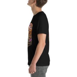 Black South Khorasan unisex t-shirt, with historic citadel of Birjand design