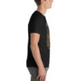 Black Khorasan Razavi unisex t-shirt, with Tomb of Ferdowsi in ancient Tus design