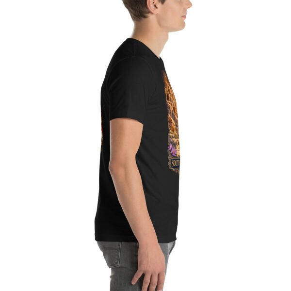 Black South Khorasan unisex t-shirt, with historic citadel of Birjand design