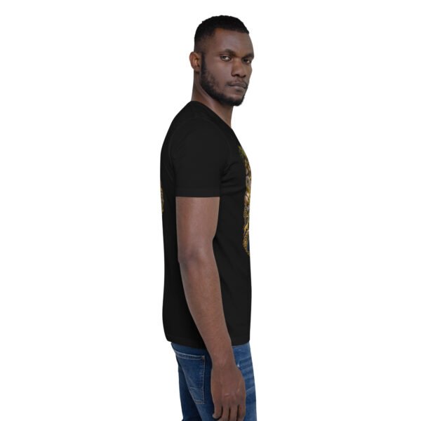 Black Ilam unisex t-shirt, with Razianeh Gorge in the Zagros Mountains design