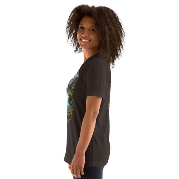 Brown Lorestan unisex t-shirt, with Falak-ol-Aflak Castle in Khorramabad design