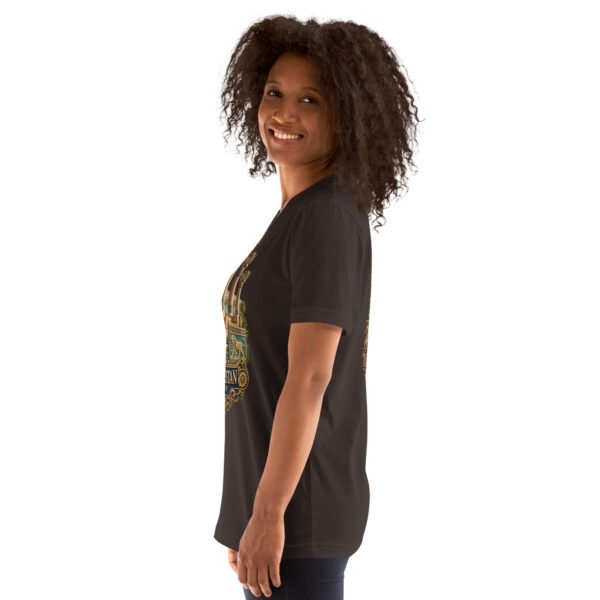 Brown Khuzestan unisex t-shirt, with ancient Susa design