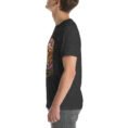 Dark Grey Heather South Khorasan unisex t-shirt, with historic citadel of Birjand design