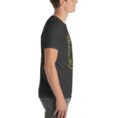 Dark Grey Heather East Azerbaijan unisex t-shirt, with Babak Castle and the Arasbaran valleys design