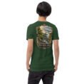 Forest Semnan unisex t-shirt, back view with Abr Forest and the eastern Alborz design