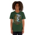 Forest Lorestan unisex t-shirt, front view with Falak-ol-Aflak Castle in Khorramabad design