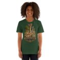 Forest Khuzestan unisex t-shirt, front view with ancient Susa design