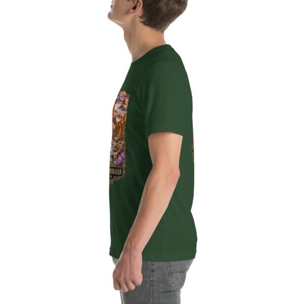 Forest South Khorasan unisex t-shirt, with historic citadel of Birjand design