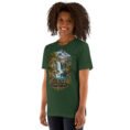 Forest Lorestan unisex t-shirt, front view with Falak-ol-Aflak Castle in Khorramabad design