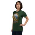 Forest Kohgiluyeh and Boyer-Ahmad unisex t-shirt, front view with Tang-e Balqis gorge and Mount Dena design