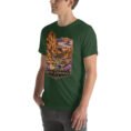 Forest South Khorasan unisex t-shirt, front view with historic citadel of Birjand design
