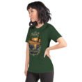 Forest Isfahan unisex t-shirt, front view with Naqsh-e Jahan Square and Ali Qapu Palace design