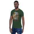 Forest Ilam unisex t-shirt, front view with Razianeh Gorge in the Zagros Mountains design