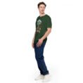 Forest Alborz unisex t-shirt, front view with Chalus Road winding through the Alborz Mountains design