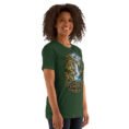 Forest Lorestan unisex t-shirt, front view with Falak-ol-Aflak Castle in Khorramabad design