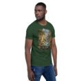 Forest Ilam unisex t-shirt, front view with Razianeh Gorge in the Zagros Mountains design