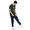 Forest Alborz unisex t-shirt, front view with Chalus Road winding through the Alborz Mountains design