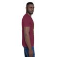 Maroon Markazi unisex t-shirt, with ancient columns of Khorheh design
