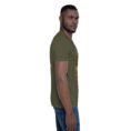 Military Green Markazi unisex t-shirt, with ancient columns of Khorheh design