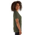 Military Green Gilan unisex t-shirt, with Rudkhan Castle in the Hyrcanian forest design