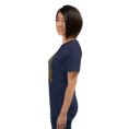 Navy Kohgiluyeh and Boyer-Ahmad unisex t-shirt, with Tang-e Balqis gorge and Mount Dena design