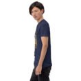 Navy Fars unisex t-shirt, with Persepolis and Achaemenid columns design
